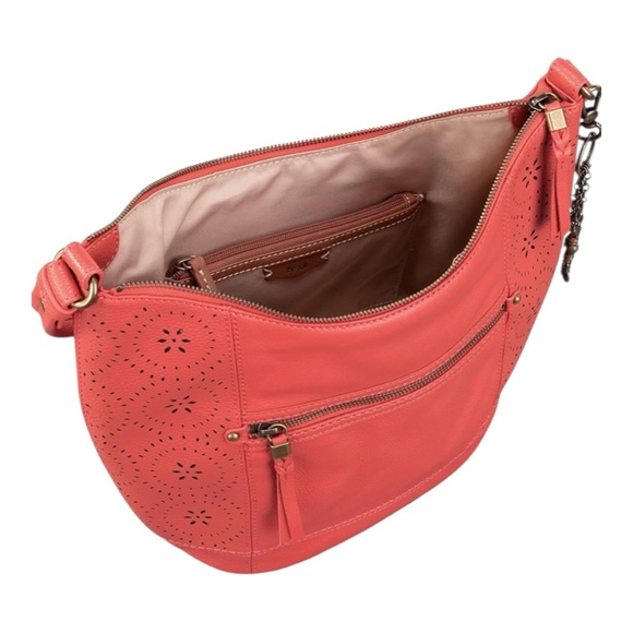 The Sak Vibrant Coral Hobo Bag - Picture 4 of 10
